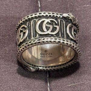 Garden collection- Gucci Snake - aged ag925 silver